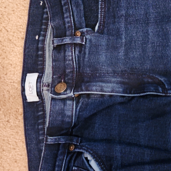 LOFT Skinny Cargo Jeans - Picture 2 of 4